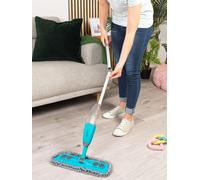 Beldray LA034245KDUFFEU7 Antibac Pet Plus Spray Mop - Wet & Dry Floor Mop, For Cleaning Vinyl/Tile/Wood Hard Floors, 2-in-1 Scrubbing & Drying Machine Washable Pads, 450 ml, Remove Dog/Cat Hair