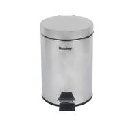 Beldray Bathroom Pedal Bin - Small Round Stainless Steel Sanitary Waste Bin