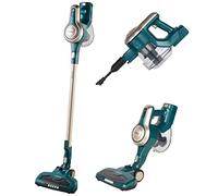 Beldray BEL01371ISDIR 150 Year White Gold Edition, Airgility Power+ Vacuum Cleaner, Cordless & Handheld, 2 Rechargeable Battery Packs, LED Headlight, 2 in 1 Crevice Tool, 1.2 L, Compact, 22.2 V, Teal