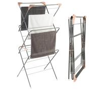 Beldray Clothes Airer Laundry Drying Rack Collapsible 15M Elegant GraphitePink