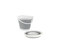 Beldray Collapsible Bucket - 10L Foldable Silicone Bucket, Sturdy Handle, Ideal for Travelling & Fishing, Space-Saving Design, Multi-Purpose Bin,