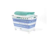 Beldray Collapsible Laundry Basket With Wheels, 43 L