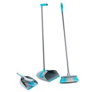 Beldray COMBO-3756 Long and Short Handled Dustpan and Brush Cleaning Set, Cleaning Brush with Thick Bristles, Rubber Lip for Easy Dust Collection, Compact and Hardwearing, Ideal for All Floors