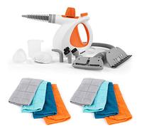 Beldray COMBO-6475 10-in-1 Handheld Steam Cleaner | Orange | 1000 W | with Eight Microfibre Cloths