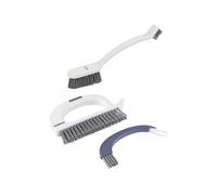 Beldray Deep Clean 2-Piece Brush Set - Dual Sided Scrubber for Precision Cleaning, Non-Scratch, 3 in 1 Track Scrubbing Tool, Edges & Crevices, Detailing, Soft Bristles, Hard to Reach Areas