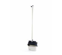 Beldray Long Handled Dustpan & Brush - Extendable Sweeping Broom from 66 to 120 cm, Rubber Lip to Collect Dust & Debris, Clips Together for Easy Storage, Compact, Durable Non-Scratch Bristles