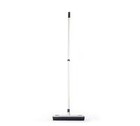 Beldray Deep Clean Rubber Head Broom With Dust Blockers | Integrated squeegee edge, telescopic handle to 120 cm, cloth clips for wet/dry cloths, indoor hard floors, windows, tiles