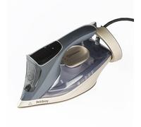 Beldray 3200W Steam Iron - Digital LED Touchscreen, Non-Stick Ceramic Soleplate, Powerful Vertical Steam, 4 Preset Heat Modes, Auto Shut Off, 320ml Water Tank, Anti-Limescale, Self-Cleaning, 3m Cord