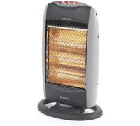 Beldray Oscillating Halogen Heater - Tip Over Cut Out, Overheat Protection, 3 Heat Settings, Instant Heat, Glow Light, Carry Handle, Replaceable Bulbs