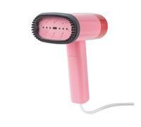 Beldray Fold Away Garment Steamer, 1200 W, Clothes Steamer, PInk | 100 ml removable water tank, continuous steam output, folding handle for compact storage, 1.9 m cord, includes fabric brush