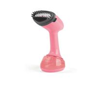 Beldray Garment Steamer 1700 W Handheld Pink With 360 ml Tank | Ready in 30 seconds, up to 18 minutes continuous steam, stainless steel soleplate, 1.9 m cord, fabric brush & measuring cup