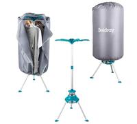 Beldray Heated Clothes Airer Pod - Hot Air Indoor Clothes Dryer With Cover, Quick Drying Time, Holds Up To 10kg, 6 Drying Arms For Hangers, 6 Heat Settings, Reduce Creases 900/1000W, LA041258
