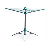 Beldray Hip Level Laundry Airer - 20 Metre Freestanding Drying Rack for Clothes, Handle for Folding, Indoor, Outdoor, 4 Ground Pegs, Foldable, Compact, 4 -Arm Design, Collapsible, PVC Washing Lines