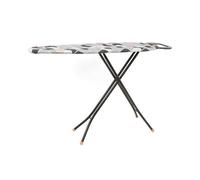 Beldray LA049872GRYEU Folding Ironing Board, Compact Vertical Storage, 7 Variable Heights, Lightweight & Collapsible Ironing Table For Left/Right Handed Use, Anti Slip Feet, Graphite Grey, 115 x 36cm
