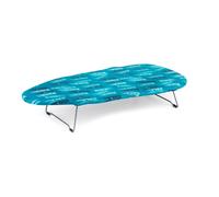 NEW BELDRAY TABLE TOP IRONING BOARD BLUE PEG PATTERN TRAVEL COMPACT FOLDAWAY