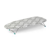 Beldray LA023735IKATEU7 Table Top Ironing Board, Compact and Lightweight, Easily Foldable, Includes 100% Cotton Cover, Ikat, 76 x 31cm