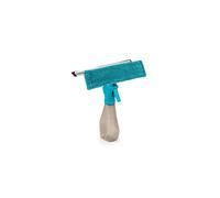 Beldray LA024275TQ Window Squeegee - Machine Washable Microfibre Pad & Scraper Wiper For Mirrors/Tiles/Shower Screens/Glass Cleaning, 200 ml Spray Bottle, Window Washing, Multipurpose Cleaner Kit