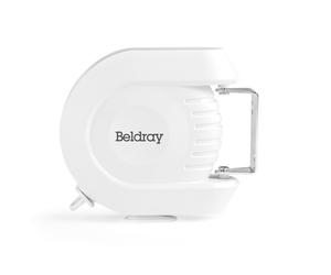 Beldray LA026996 Retractable Washing Line - Outdoor Extendable Clothesline, 12 m Drying Space, Wall Mountable with Pivoting Bracket, Compact Design,