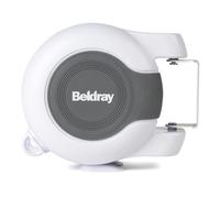 Beldray LA027016 26 Metre Retractable Dual Clothes Line, White, 18.5 x 16 x 9.5 cm