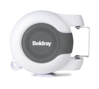 Beldray LA027016 Retractable Washing Lines - 2 x 13m Double Reel Clothesline, Extendable, Outdoor & Indoor Use, Naturally Dry Laundry, Wall Mounted