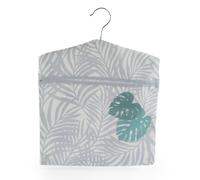 Beldray LA032005PALMFEU7 Palm Leaf Print Peg Bag ? Hang on Line, Peg Organisation, Easy Hanging Hook for Storage, Holds up to 100 Peg Bags, Reusable,