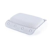 Beldray LA032715UFFEU7 Anti Bac Bath Pillow - Easy to Clean, Secure Suction Cups, Relaxing Cushioned Design, Stylish, Treated with Thiabendazole & Zinc Pyrithione, Supports Head & Neck While Bathing