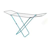 Beldray LA033279EU7 18 Metre Airer - Winged Rack, Foldable for Easy Storage, Space-Saving Clothes Horse, Freestanding, Indoor Use Only, Naturally Dry Laundry, 178 x 101 x 50 cm, Turquoise, One Size