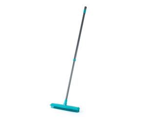 Beldray LA034184UFFEU7 Antibac Pet Plus Rubber Head Broom ? Floor Carpet Cleaning Brush With Squeegee Wiper & Rubber Bristles, Remove Dog and Cat