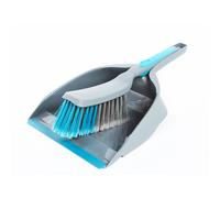 Beldray LA049254 Dustpan and Brush Set, Cleaning Kitchen Floor, Hardwearing and Lightweight, Ergonomic Handle, Soft Bristles, Ideal for All Surfaces,