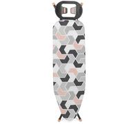 Beldray LA049872GRYEU Folding Ironing Board, Compact Vertical Storage, 7 Variable Heights, Lightweight & Collapsible Ironing Table For Left/Right Handed Use, Anti Slip Feet, Graphite Grey, 115 x 36cm