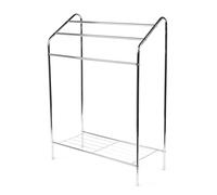 Beldray LA055514CHR 3 Tier Towel Rail with Rack, Space Saving Design, Free-Standing Frame, 60 cm x 28.5 cm x 83 cm, Chrome