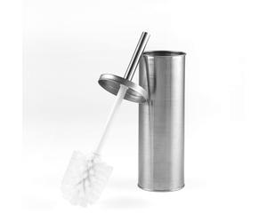 Beldray LA059451SSFEU7 Toilet Brush and Holder Set â“ Bathroom Toilet Bowl Cleaning Brush with Stiff Bristles
