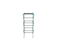 Beldray LA077615EU7 Foldable 3 Tier Airer - Laundry Drying Rack, Indoor Clothes Horse, Expandable, Air Dry Washing, Turquoise/Grey