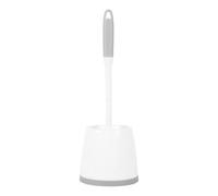 Beldray LA080714UFFEU7 Antibac Toilet Cleaner with Holder, Durable & Tough Bristles Treated to Eliminate Bacteria Build Up, Secure Brush Topper, Compact Non-Slip Base for Bathrooms, plastc, Single
