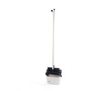 Beldray Long Handled Dustpan & Brush - Extendable Sweeping Broom from 66 to 120 cm, Rubber Lip to Collect Dust & Debris, Clips Together for Easy Storage, Compact, Durable Non-Scratch Bristles