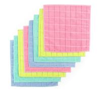 Beldray Microfibre Cleaning Cloths - Pack of 8 Multifunctional Dusting Cloths, Washable and Reusable, Non-Abrasive, Chemical-Free Cleaning, Super Absorbent, 30 x 30 cm, Bright Colours