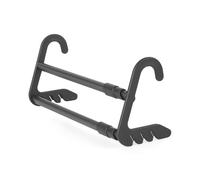 Beldray Over Radiator Airer Set, 2 Pack Extendable Drying Racks 46 Cm | 1 Kg Load Per Rack, Includes 2 Plastic Hooks And 2 Metal Hooks, Clip Design For Small Items, Folds Flat, No Tools Needed