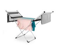 Beldray Winged Heated Airer, Foldable Drying Rack With 18 Bars, 230W | 15 kg Load Capacity, 1.4 m Power Cord, Aluminium Construction, Compact Flat-Fold Storage, Indoor Laundry Drying Use