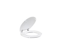 Beldray Wooden Toilet Seat with Lid Durable Stainless Steel Hinge Easy to Clean