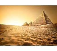 BELECO 1.5x1m Fabric Ancient Egypt Pyramids Backdrop for Photography Desert Pyramid Scene Ancient Civilization Egyptian Backdrop Egypt Party Decorations Photo Studio Props Background Wallpaper