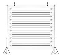 BELECO 10x10ft Fabric Mugshot Backdrop Police Lineup Height Charts Backdrop Photography Bachelorette Party Girls Night Out Party Decorations Prison Mugshot Photo Booth Background Banner Studio Props