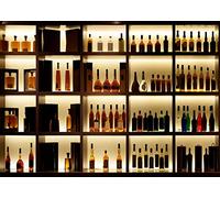 BELECO 2.1x1.5m Fabric Luxury Bar Photography Backdrop Cafe Restaurant Pub Bar Alcohol Bottles Whiskey Wine Shelf Photo Background Urban Club Nightlife Bar Party Decorations Video Photo Wallpaper