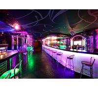 BELECO 2.1x1.5m Fabric Luxury Night Club Bar Backdrop Club Disco Dance Ballroom Stripper Club Nightclub Party Decor Bar Background Portrait Photoshoot Studio Props
