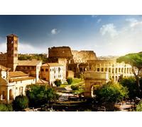 BELECO 2.5x1.8m Fabric Rome Colosseum Backdrop Ancient Italian Architecture Background Roman Italy Theme Party Decorations Banner Photoshoot Props