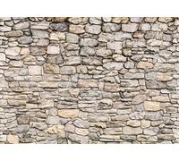 BELECO 2.7x1.8m Fabric Rock Stone Wall Backdrop Vintage Brick Rock Stones Photography Background for Party Decorations Portrait Photoshoot Home Decor Video Conference Studio Photo