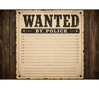 BELECO 3x2m Fabric Mugshot Backdrop Jail Wanted Backdrop | Police Lineup Height Chart Background White Trash Party Murder Mystery Party Decorations Banner Photography Prop