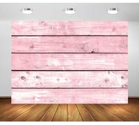 BELECO 5x3ft Fabric Vintage Pink Wooden Wall Backdrop Pastel Pink Wood Planks Barnwood Background Backdrop Newborn Baby Girl Adults Portrait Photography Girls Birthday Party Decor Photo Studio Props