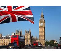 BELECO Big Ben Backdrop 2.5x1.8m Fabric London Street Backdrop British Flag England Parliament House Buildings UK Photo Backdrops British Party Decorations Europe Travel Portrait Photoshoot Props