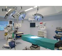 BELECO Hospital Backdrop 3x2m Fabric Operating Room Backdrop Doctor Surgery Anesthesia Bed Sickbed Medical Equipment Photo Background for Doctor Nurse Artistic Portrait Photoshoot Studio Props