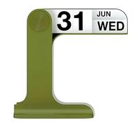 Beleda Flip Perpetual Calendar, Desk Calendar 2024-2025 For Daily Office Home Decor Desk Ornament Desk Accessories Home Office Decor Monthly Weekly Daily Desktop Perpetual Calendar (Green)